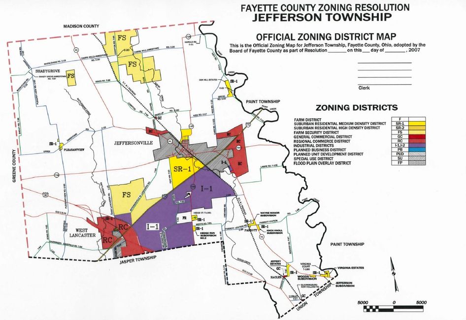 Zoning Commission Jefferson Township Fayette County, Ohio